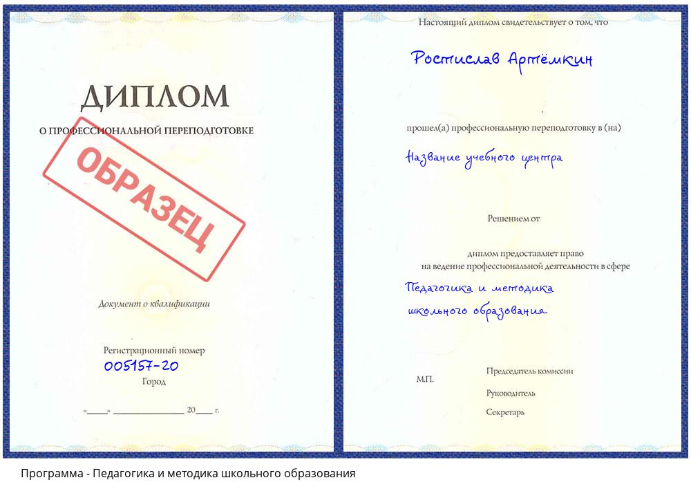 Педагогика и методика школьного образования Великие Луки